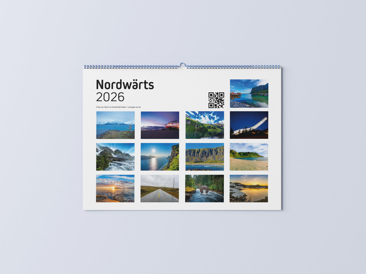 Norwegen Foto Kalender 2026 - Nordwärts Skandinavien DIN A3