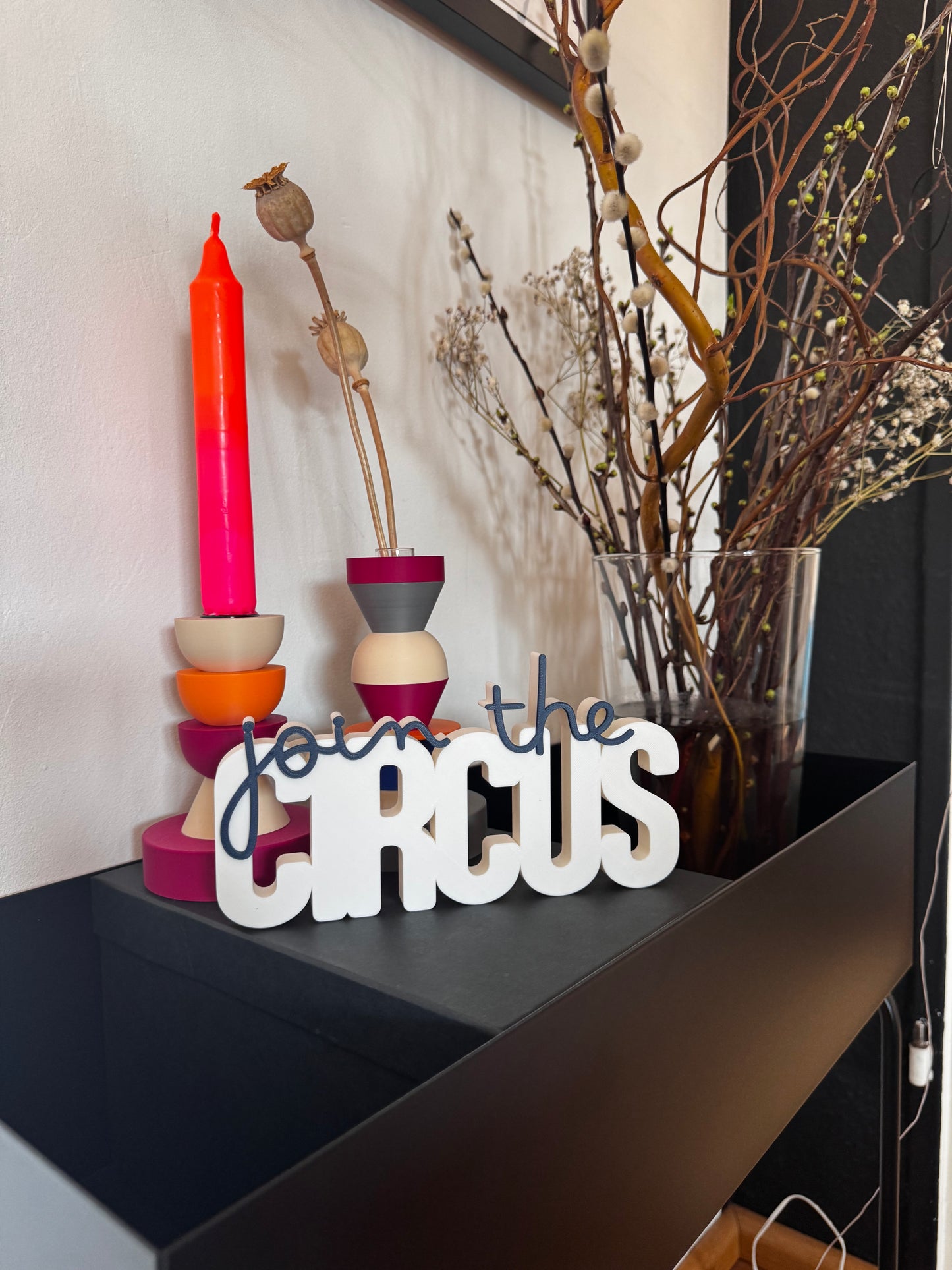 Deko Schriftzug "join the circus"