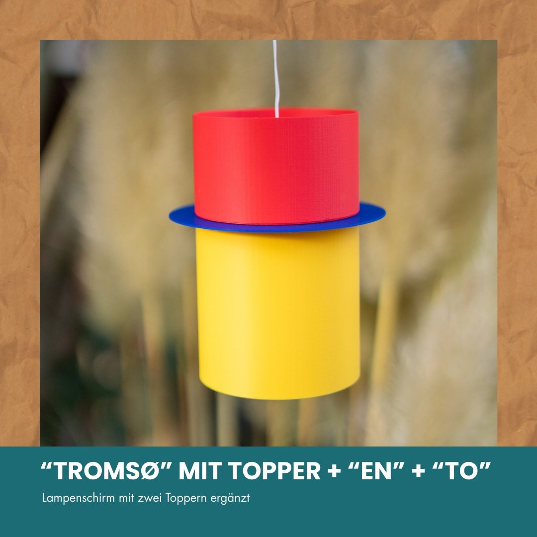 Topper "EN" für Austausch Lampenschirm "TROMSØ"