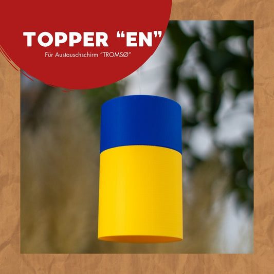 Topper "EN" für Austausch Lampenschirm "TROMSØ"