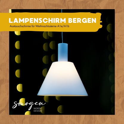 Austausch Lampenschirm BERGEN passend für Weihnachtsstern A1e/A1b