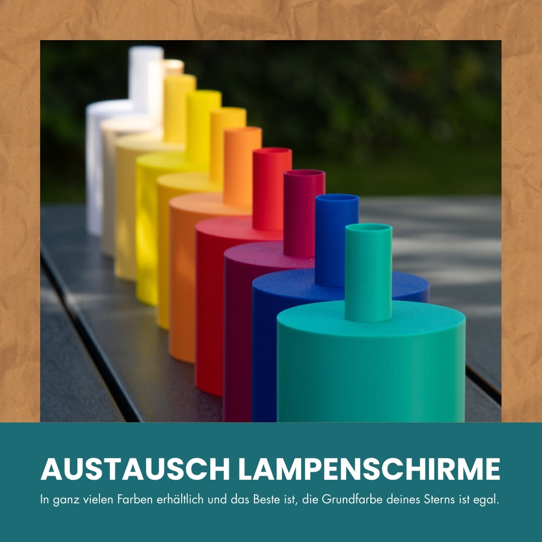 Austausch Lampenschirm OSLO passend für Weihnachtsstern A1e/A1b