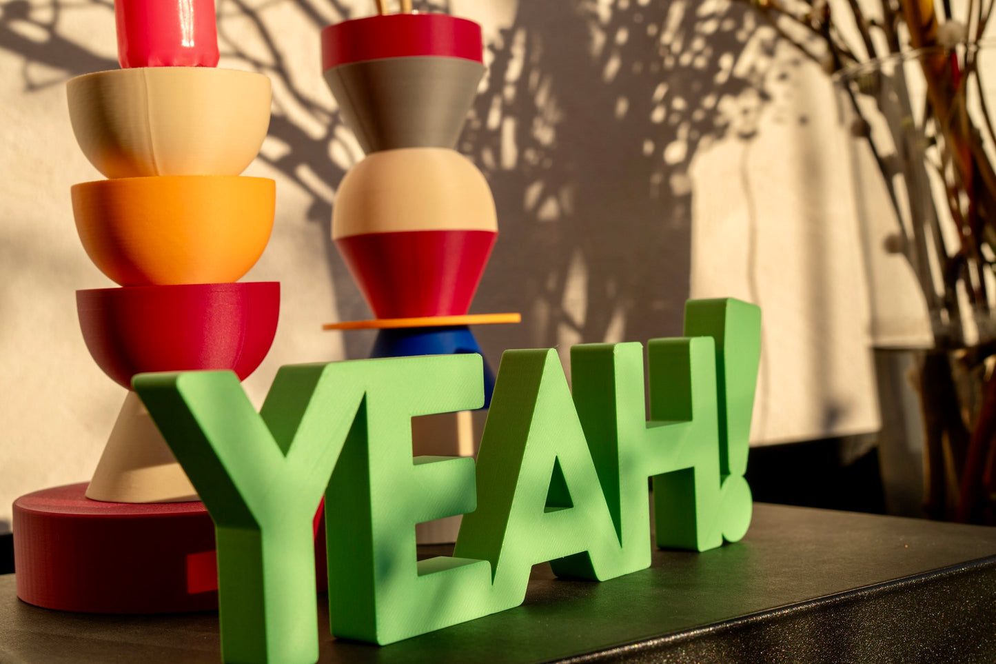 Deko Schriftzug "YEAH!"
