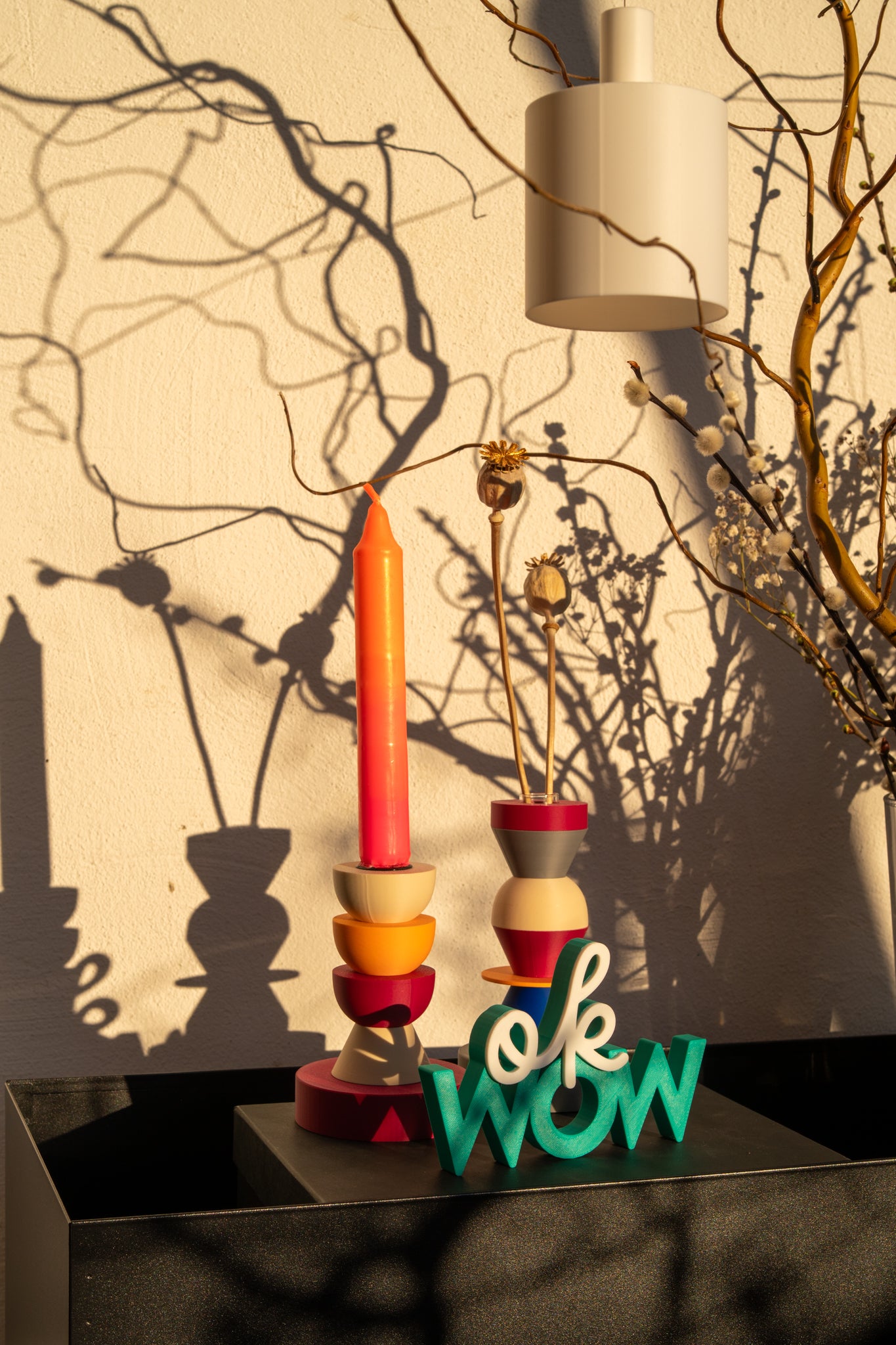 Deko Schriftzug "ok WOW"