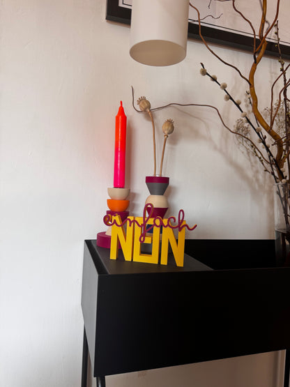 Deko Schriftzug "Einfach nein"