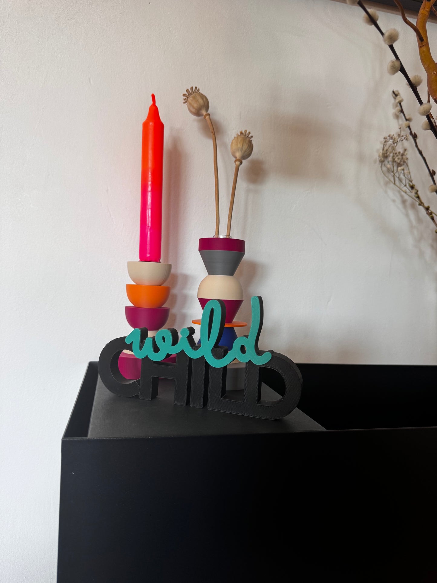 Deko Schriftzug "wild child"