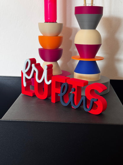 Deko Schriftzug "Friluftsliv"