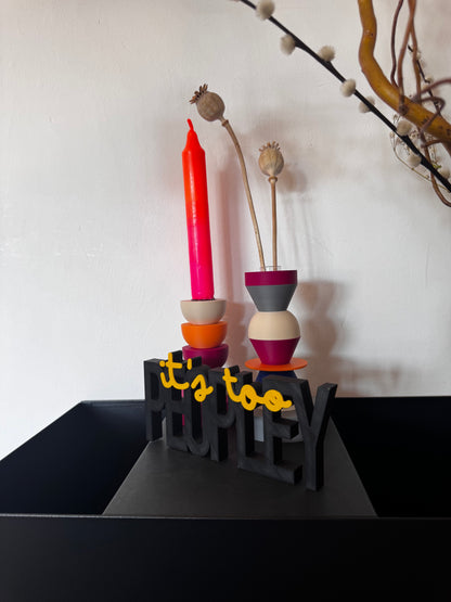 Deko Schriftzug "It's too peopley"