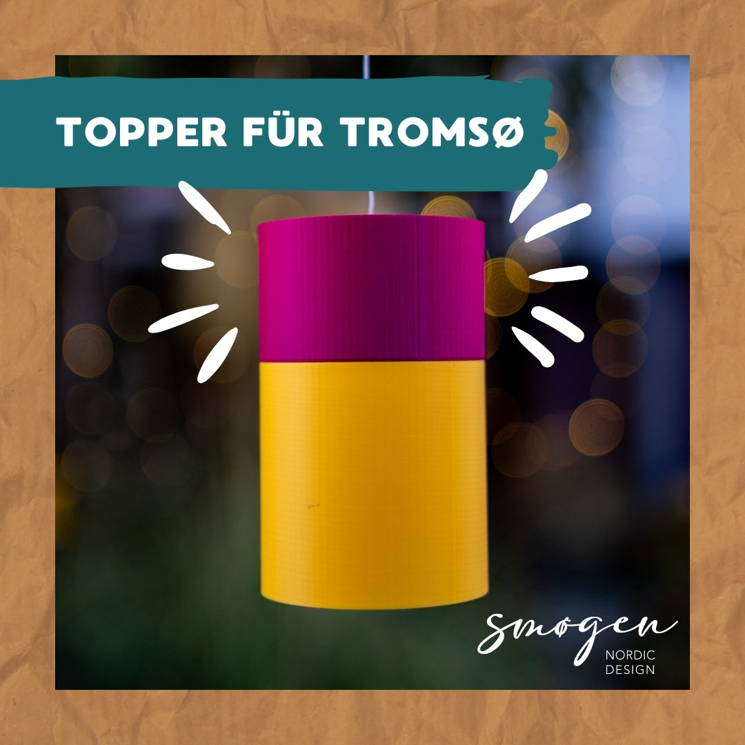 Topper "EN" für Austausch Lampenschirm "TROMSØ"